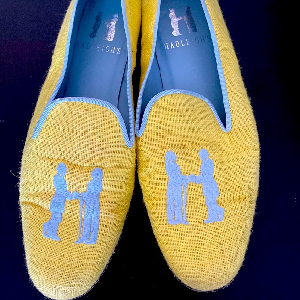 Hadleigh’s woman’s linen loafers size 39.5
